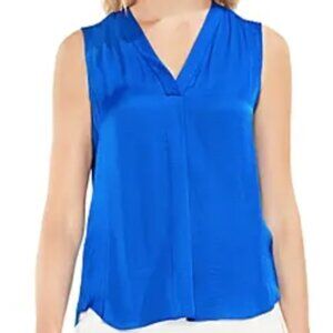 NWT Vince Camuto Sleeveless Blue Tank - Size: Small